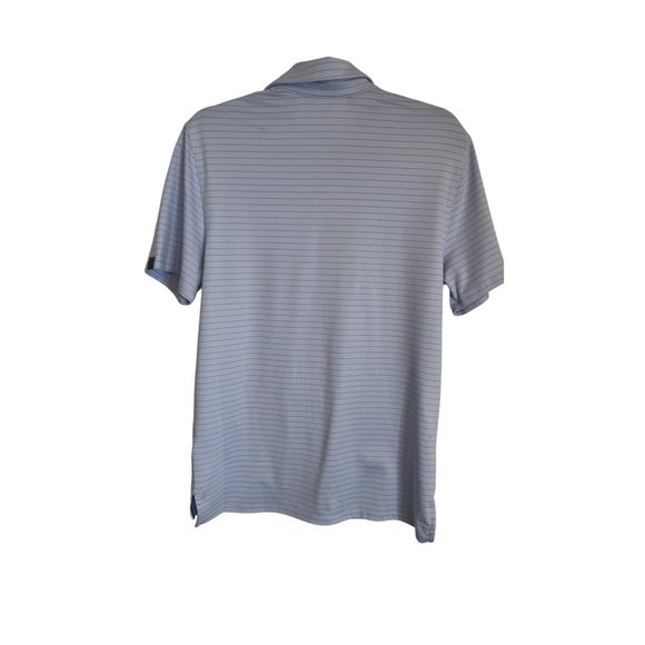 NWT VRST Mens Small Micro Pique Golf Polo Shirt Light Blue Breathable - Picture 3 of 11